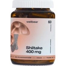 Wellbear Shiitake 400 mg 60 kapsúl