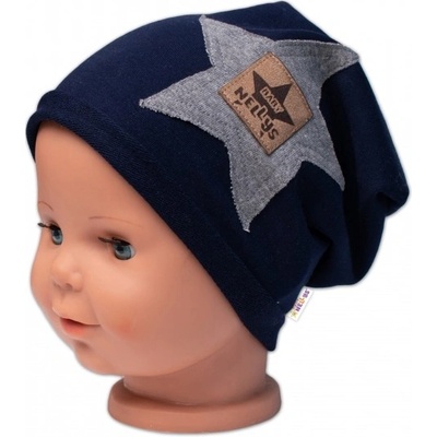 Detská čiapka bavlna Baby Star Baby Nellys granát