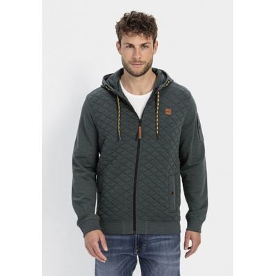 Camel Active SWEATJACKET HOOD PINE GREEN