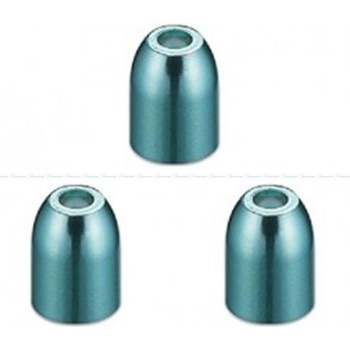 L-Style DMC Champagne Ring kovové Navy modré 3ks