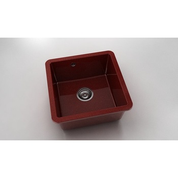 Image 1 of FAT Мивка за долно вграждане Vanguard 222, Granicite, 530 Firebrick, с включен сифон