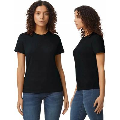 Gildan Dámske tričko G65000L Pitch Black
