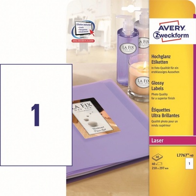 Avery Zweckform 40 listů, A4, bílé L7767-40
