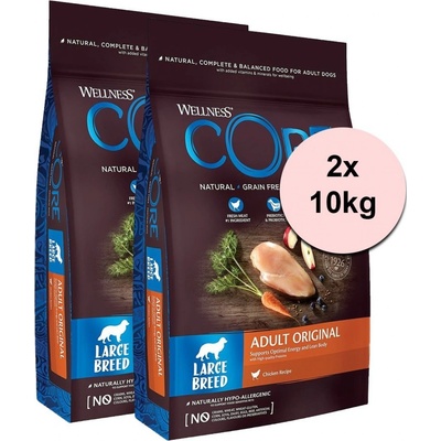 Wellness CORE Dog LB Adult Original Chicken 2 x 10 kg