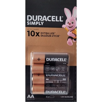 Duracell Basic AA 4ks 10PP100001