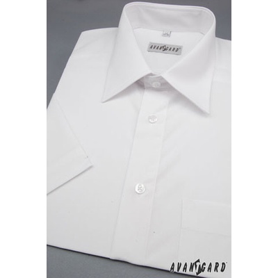 Avantgard košile Klasik krátkýrukáv bílá