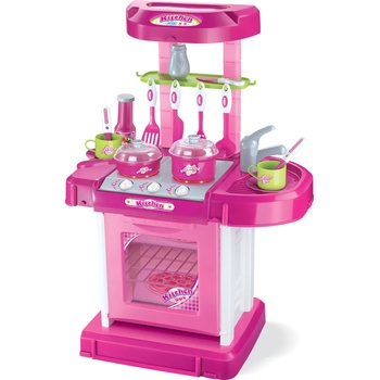 Buba Игрален комплект Buba My Kitchen - Детска кухня, розова (NEW020636)