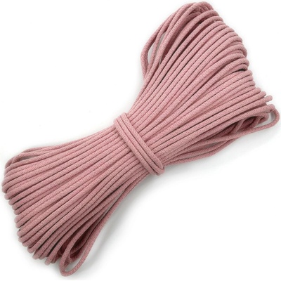 VEĽKÁvlna VEL'KÁ vlna šňůry na šití 6mm Růženín - Rose Quartz