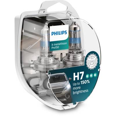Philips X-tremeVision Pro150 H7 PX26d 12V 55W PHILIPS 12972XVPS2