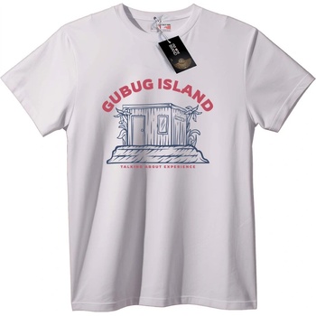 NOONEBRAND Тениска Gubug Остров - 2XL, White