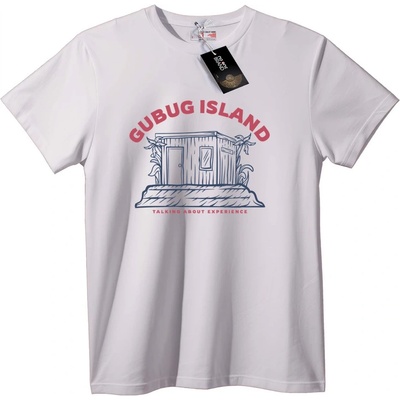 NOONEBRAND Тениска Gubug Остров - 2XL, White