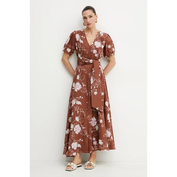 MARELLA Рокля Marella REGARD в кафяво дълга разкроена 2513221312200 (2513221312)