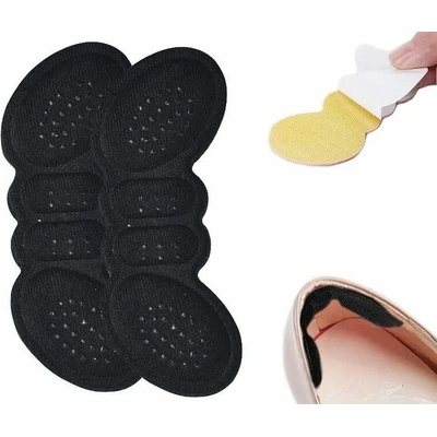 DAMPOD SHOP Pätové vložky do topánok lepiace čierna 5 mm 2 ks