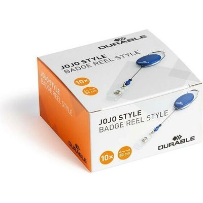 Prívesok na kľúče Výsuvný kotúč, s možnosťou vysunutia na patent DURABLE Style tmavomodrá