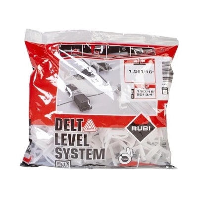 Spony 1,5 mm leveling system Delta Rubi 100 ks R2846
