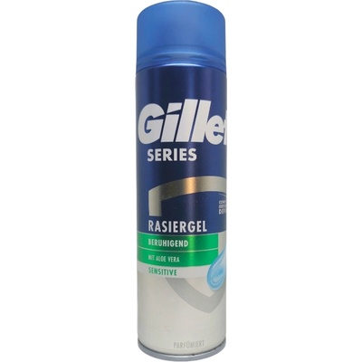 Gillette гел за бръснене, Series, 200мл, Sensitive, Aloe vera
