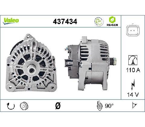 Generátor VALEO 437434