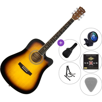 Pasadena SG028C SET 2 Vintage Sunburst Акустична китара