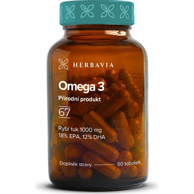 Herbavia Omega 3 přírodní produkt 60 tobolek