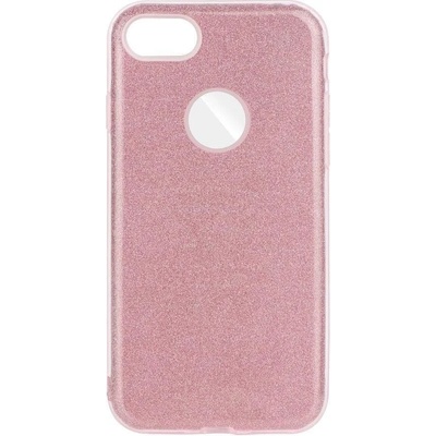 Forcell Блестящ Силиконов Калъф за Samsung S6, Forcell Shining Case, Розов (5901737849618)