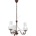 Brilagi - LED Пендел COTTAGE 3xE14/40W/230V кафяв/бял (BG1510B)