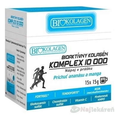 Asp bioaktivních kolagen KOMPLEX 10 000 nápoj v prášku sáčky 15 x 15 g