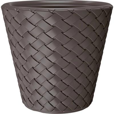 Prosperplast MATUBA Kvetináč 34,8x32,4cm bambus hnedá DBMA350h