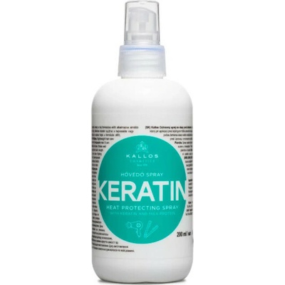 KALLOS Ochranný sprej na vlasy pred žehlením 200ml
