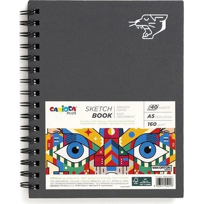 Carioca Plus skicák A5 40 listů 160g