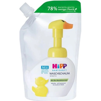 HiPP Babysanft Pena na umývanie Kačica, náhradná náplň 250 ml