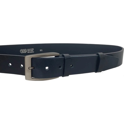 Penny Belts kožený opasek 504-59 modrý