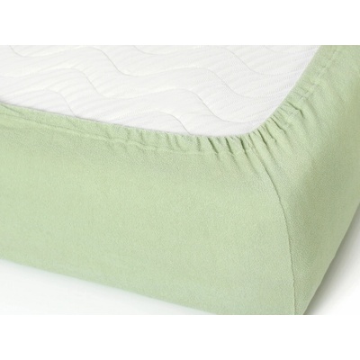 Dreamy Linens Plachta froté svetle zelená 90x200