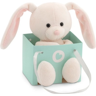 ORANGE TOYS Překvapení v taštičce bílý až smetanový zajíček od firmy Surprise the Bunny 15 cm