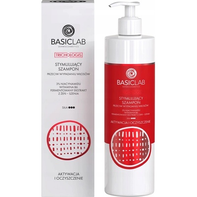 BasicLab Dermocosmetics Trichologis stimulující šampon proti vypadávání vlasů 300 ml