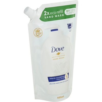 Dove Deeply Nourishing tekuté mýdlo na ruce náhradní náplň 500 ml – Sleviste.cz