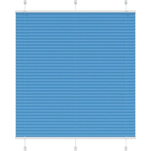 vidaXL Плисирана щора Синя 120x150 cm Ширина на плата 119, 4 cm (4015198)