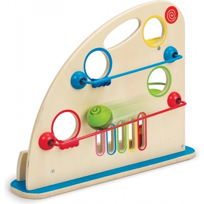 Hape Дървена играчка Hape - Ролер с цветни топки (H0430)