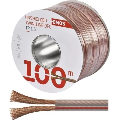 Emos 2x2,5mm priehľadná