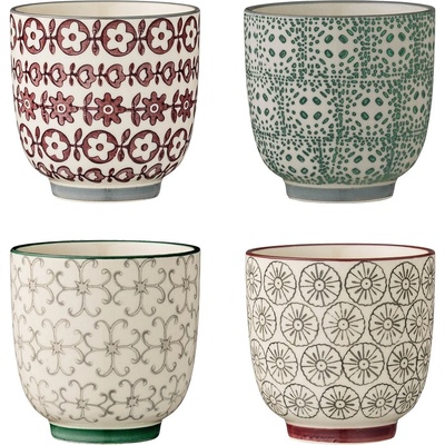 Bloomingville Комплект от 4 керамични чаши , 180 ml Karine - Bloomingville (21100606)