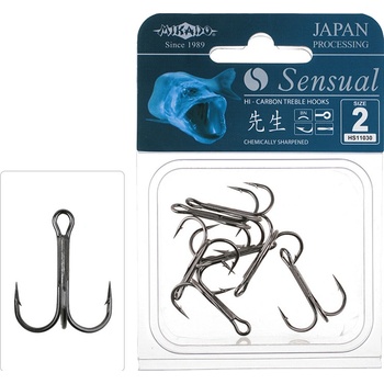 MIKADO SENSUAL TREBLE HOOK ROUND BN vel.4 8 ks