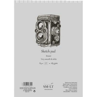 SM.LT Blok na fixy Bristol SMLT A4 185 g, 50 listů
