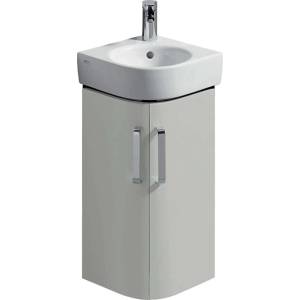 Geberit Selnova Compact - Шкафче за умивалник, 43x33x60 см, 2 врати, лъскаво сиво/матово сиво 501.483. 00.1 (501.483.00.1)