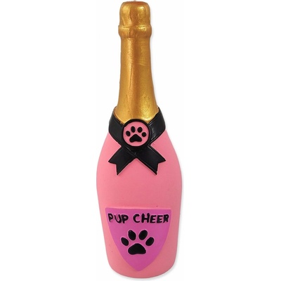 Dog Fantasy Latex fľaša sekt so zvukom 16,5 cm
