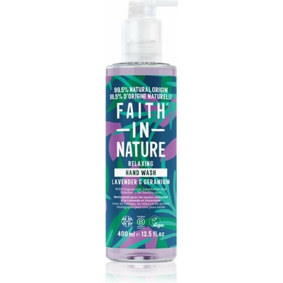 Faith In Nature Lavender & Geranium prírodné s vôňou levandule 400 ml