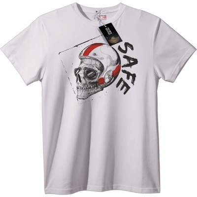 NOONEBRAND Тениска Безопасен череп - L, Black