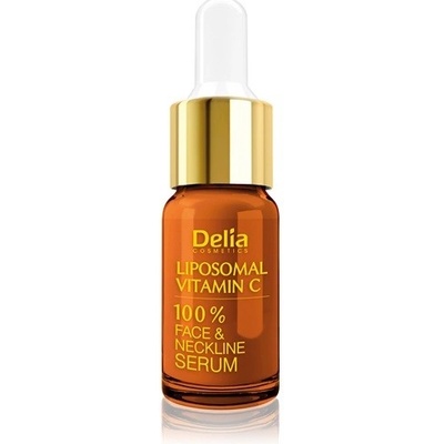 Delia Cosmetics Face Care Vitamin C (100 % Face & Neckline Serum, Liposomal Vitamin C) 10 ml