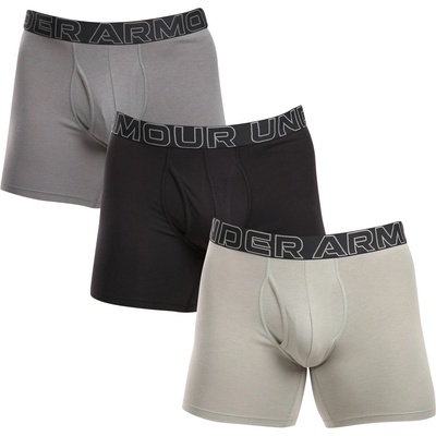 Under Armour Комплект от три - мъжки боксерки Under Armour многоцветни Under Armour | Cheren Siv Mnogotsveten | МЪЖЕ | 5XL