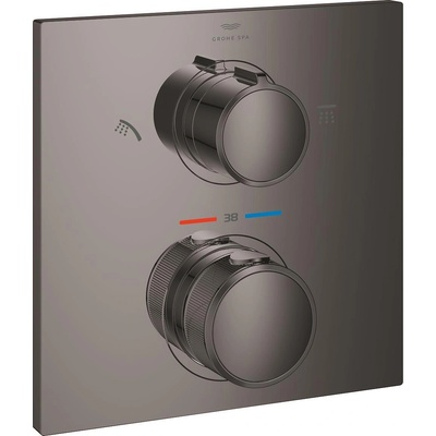 GROHE Термостат за вграждане, 29181a02, с 2-посочен превключвател душ пита/ ръчен душ (29181a02)