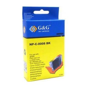 Compatible CANON CLI-8 B - black iP4200/ip4500/5200/6600/MP500/MP800 - С Чип - G&G
