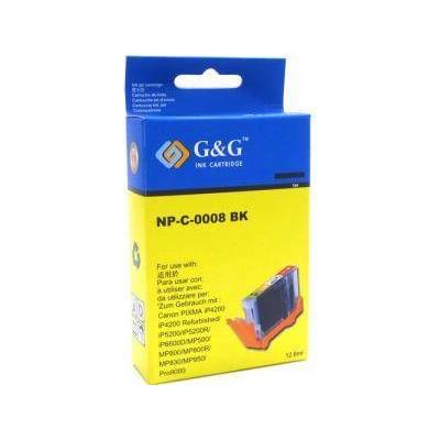 Compatible CANON CLI-8 B - black iP4200/ip4500/5200/6600/MP500/MP800 - С Чип - G&G